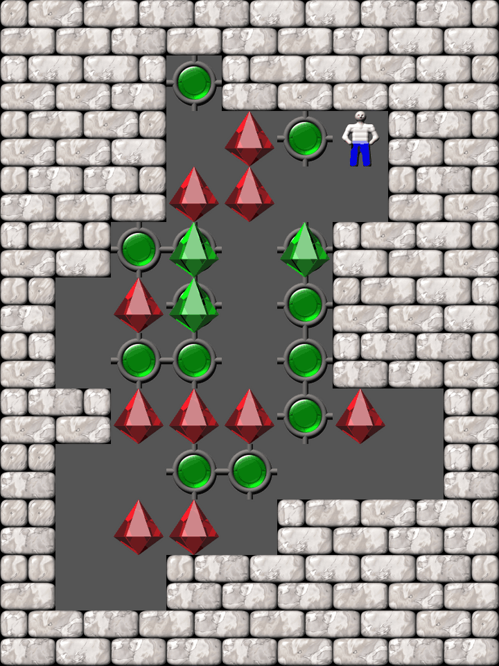 Сокобан More Bugs collections уровень 583